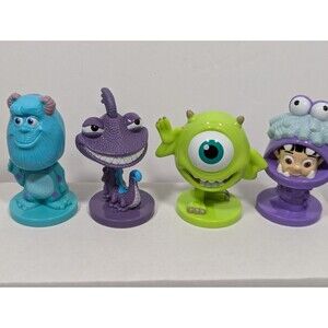 Kellogg's Disney Bobblehead Lot Of 4 Sullivan Mike Randall And Boo Monsters Inc.